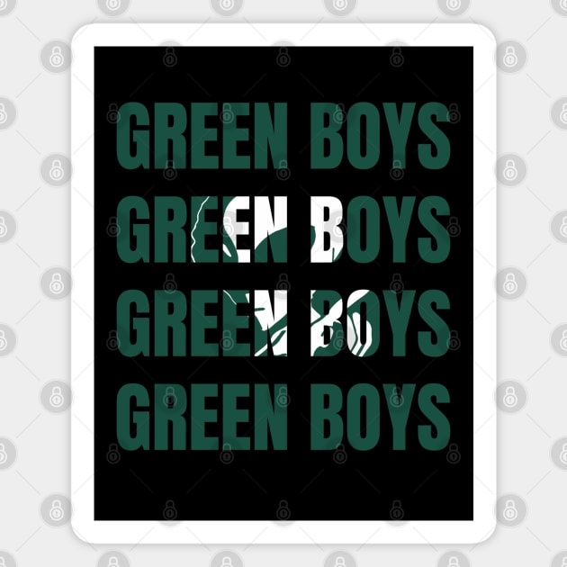 Green Boys Casablanca Magnet by Providentfoot